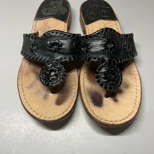 Jack Rogers Black Sandals